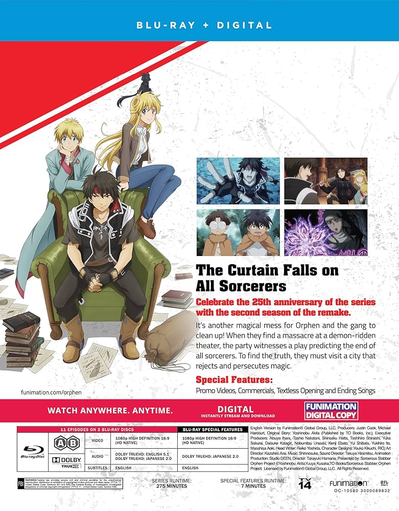 Sorcerous Stabber Orphen - Season 2 (blu-ray) : Amazon.com